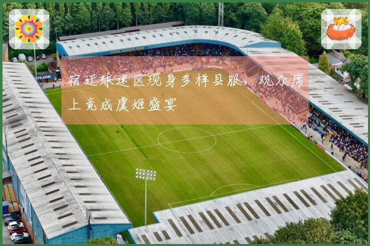 宿迁球迷区现身多样县服，观众席上竟成虞姬盛宴